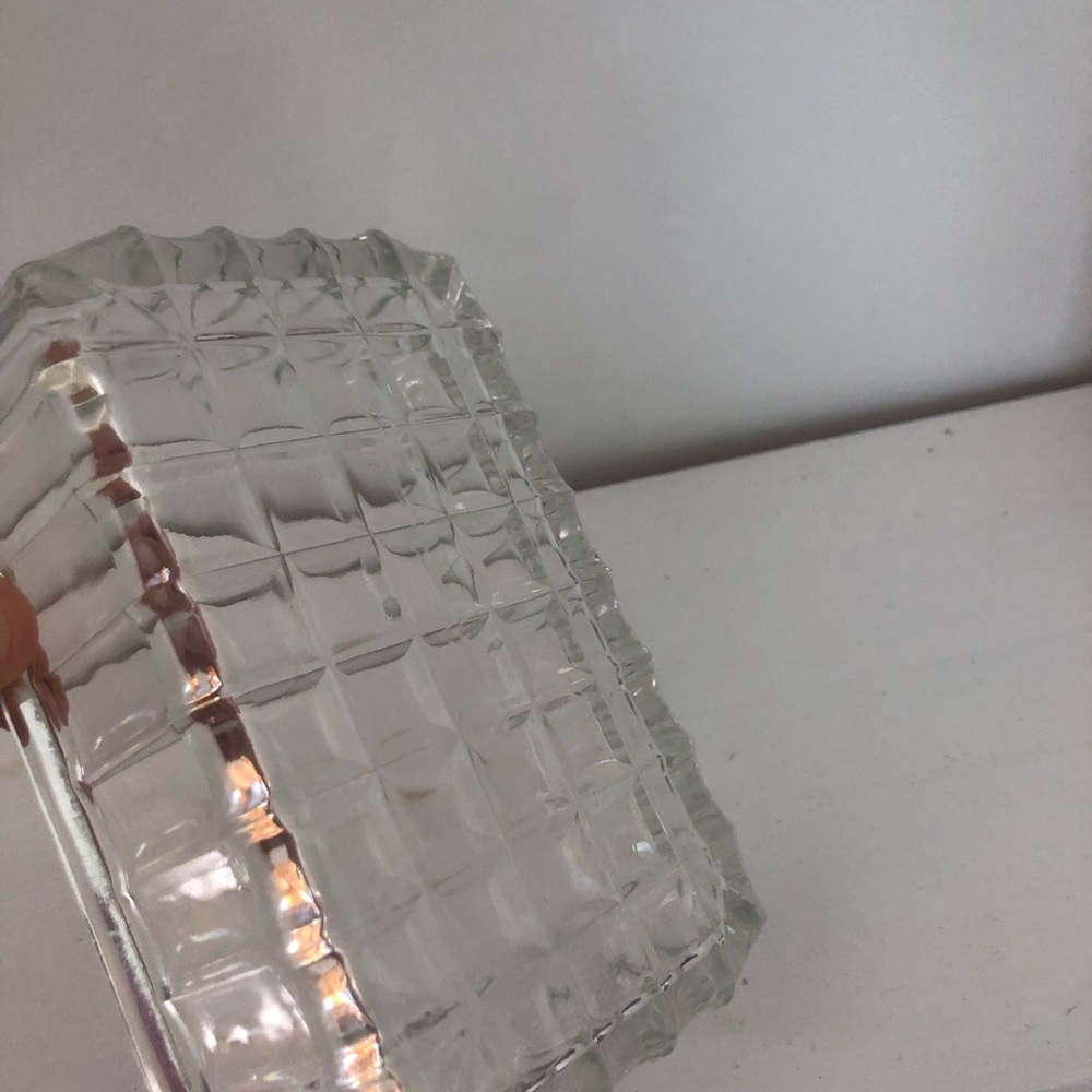 Clear Glass Rectangular Dish - Picture 3 of 4